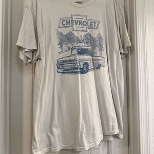 Graphic Chevrolet T-Shirt - Cream